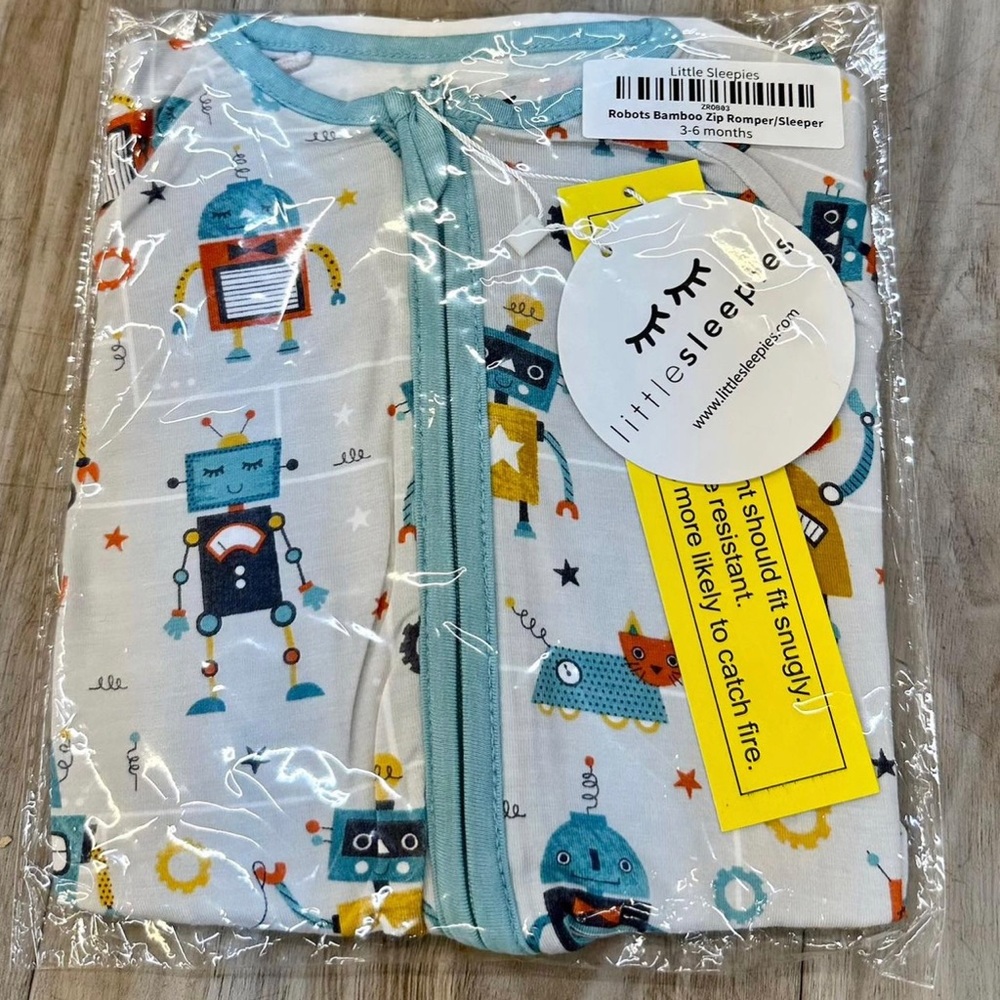 NWT OG ROBOTS Little Sleepies